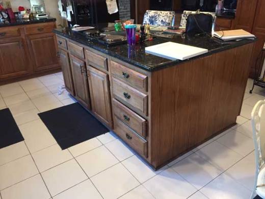 Cabinet Refacing gallery image 45 - 045 cabinet reface shaker heights before 3